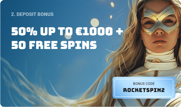 Rocketspin Casino Second Deposit Bonus